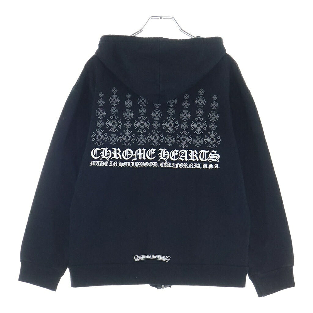 CHROME HEARTS(クロムハーツ) MADE IN HOLLYWOOD SWTSHRT HD ZIP メイドインハリウッド ジップアップパーカー ブラック
