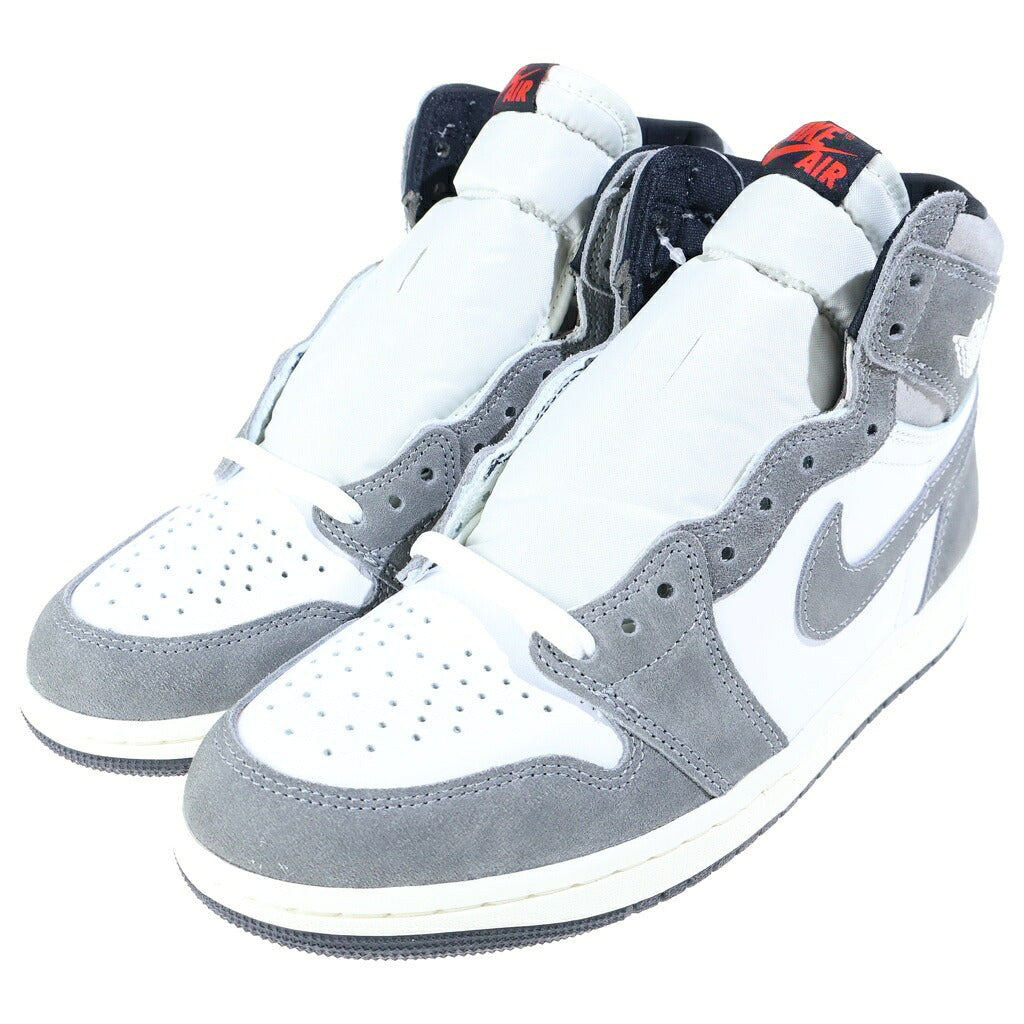 NIKE(ナイキ) Air Jordan 1 Retro High Black and Smoke Grey エアジョーダン1 レトロ ハイ OG ハイカットスニーカー グレー/ホワイト DZ5485-051