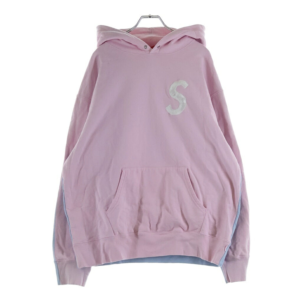 SUPREME(シュプリーム) 21AW S Logo Hooded Sweatshirt Sロゴ フーデッド スウェットシャツ プルオーバーパーカー ピンク/ブルー