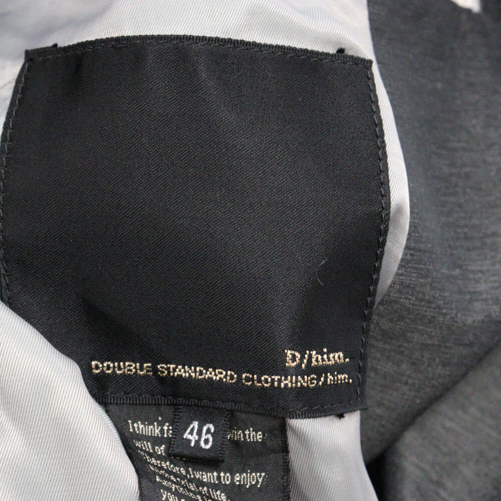 DOUBLESTANDARDCLOTHING(ダブルスタンダードクロージング) ショールカラーカジュアルテーラードジャケット グレー