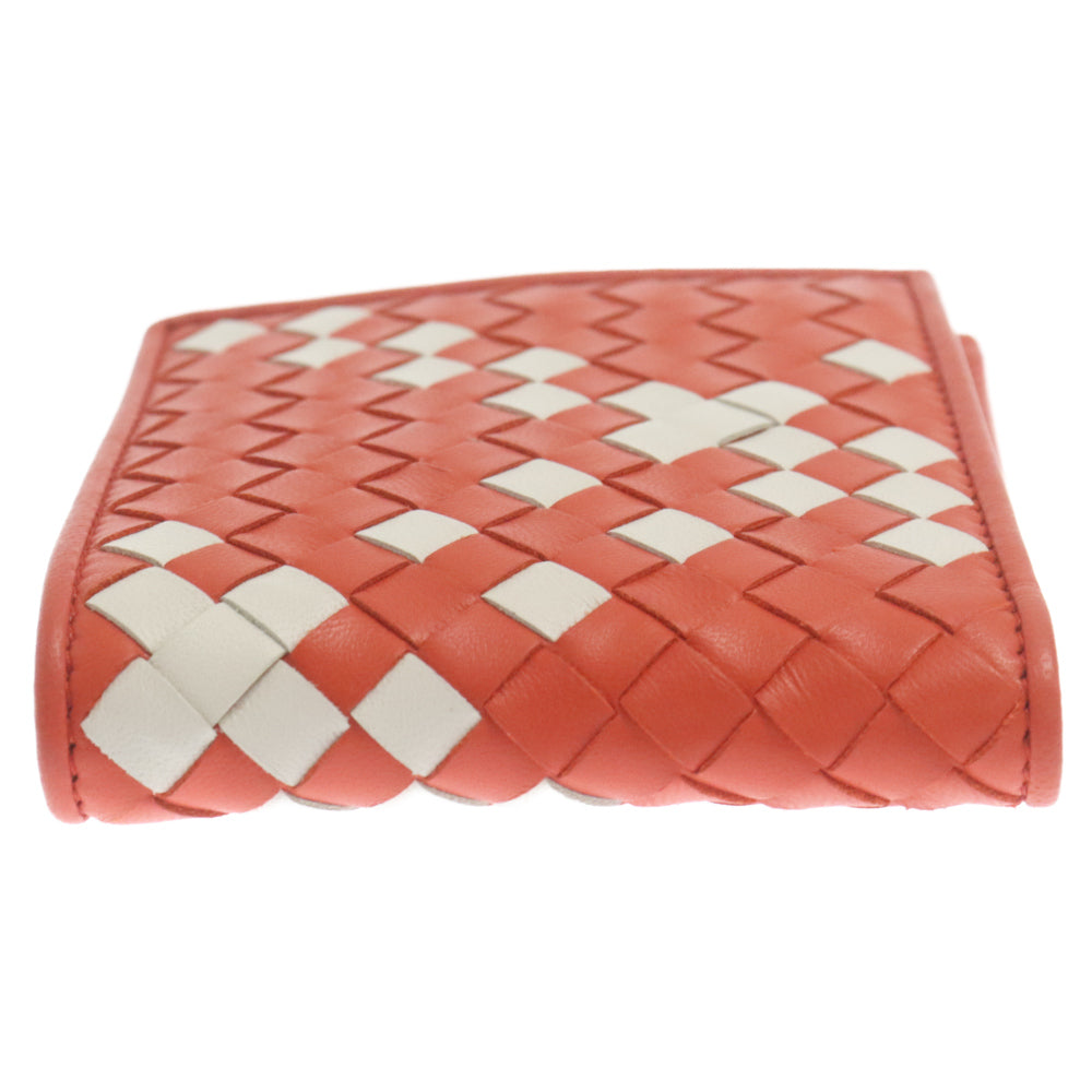 BOTTEGA VENETA(ボッテガヴェネタ) イントレチャート 二つ折りレザーウォレット 二つ折り財布 113993 VA4I1 レッド