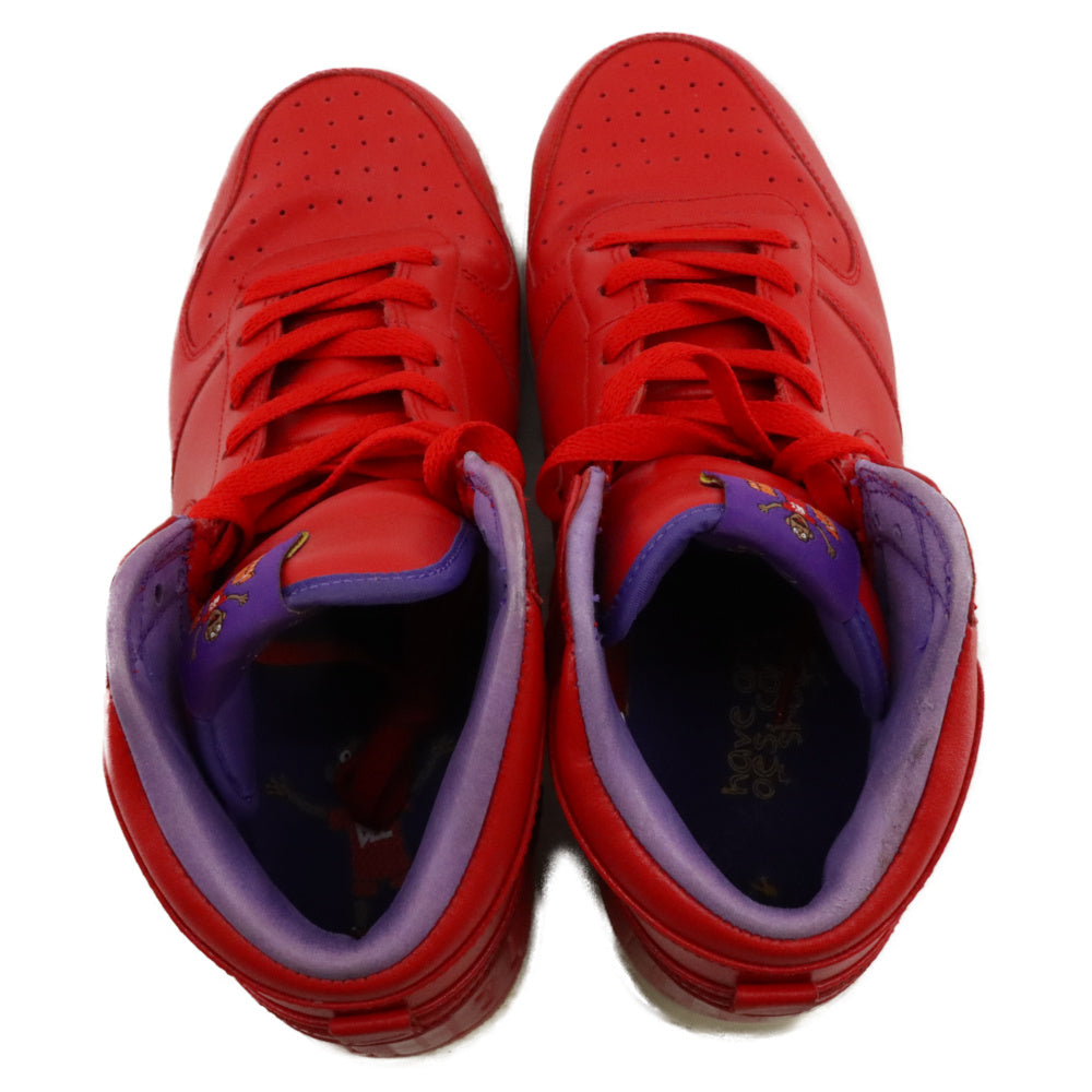 NIKE(ナイキ) BIG NIKE HIGH QK Lil Dez 370428-600 ビッグナイキ リルデズ ハイカットスニーカー US9/27cm レッド