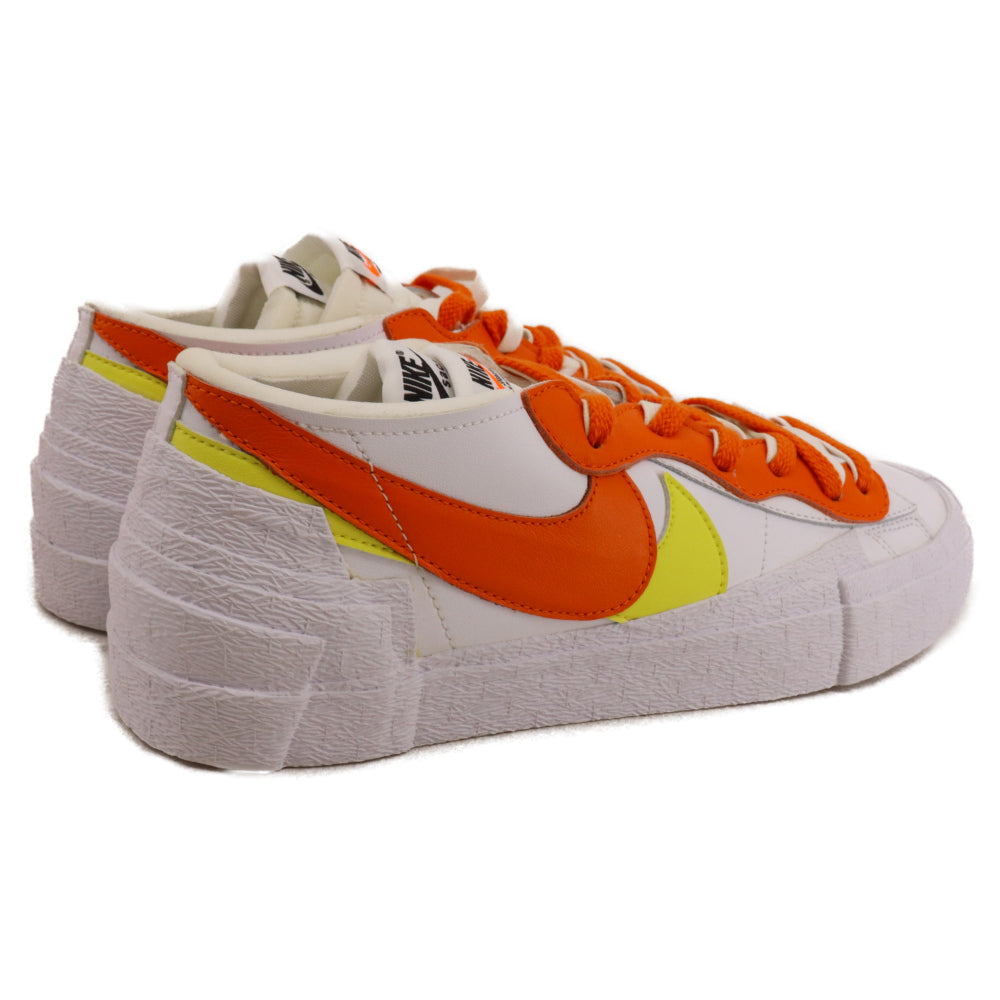 NIKE(ナイキ) ×sacai BLAZER LOW MAGMA ORANGE DD1877-100 サカイ ブレーザーロー マグマオレンジ ローカットスニーカー ホワイト/オレンジ US10.5/28.5cm