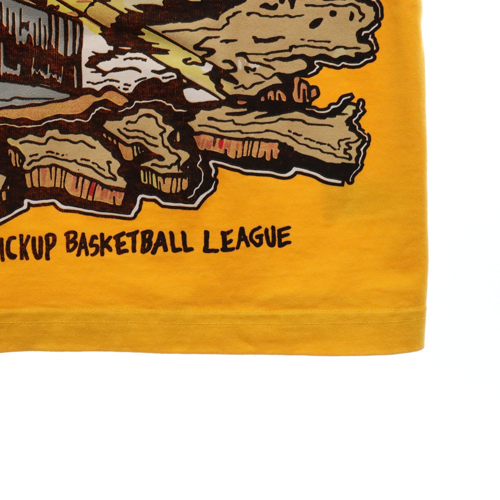 Warren Lotas(ウォーレンロータス) ×Eric Emanuel NBA LOSANGELES TEE エリックエマニュエル NBAプリント半袖Tシャツ イエロー