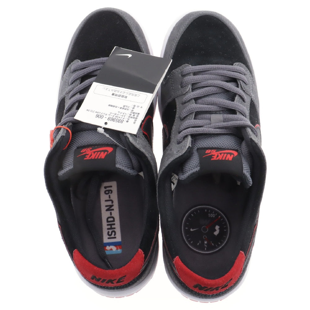 NIKE SB(ナイキエスビー) DUNK LOW PRO SB IW ISHOD WAIR 895969-006 ダンク アイショッド ウェア ローカットスニーカー US9/27cm ブラック