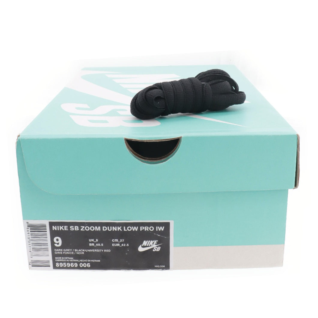 NIKE SB(ナイキエスビー) DUNK LOW PRO SB IW ISHOD WAIR 895969-006 ダンク アイショッド ウェア ローカットスニーカー US9/27cm ブラック