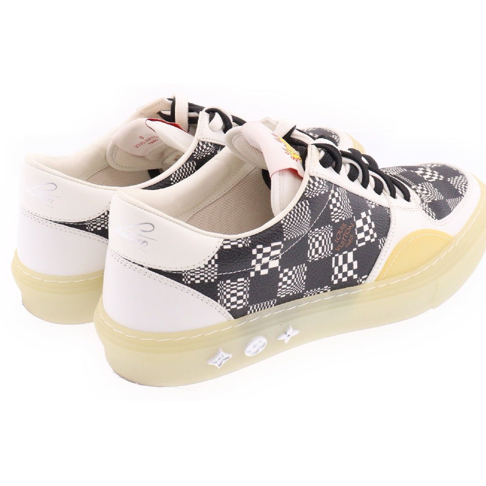 LOUIS VUITTON(ルイヴィトン) ダミエLVオリライン LVフレイムロゴ ローカットスニーカー 1A8Q2B ホワイト/ブラック