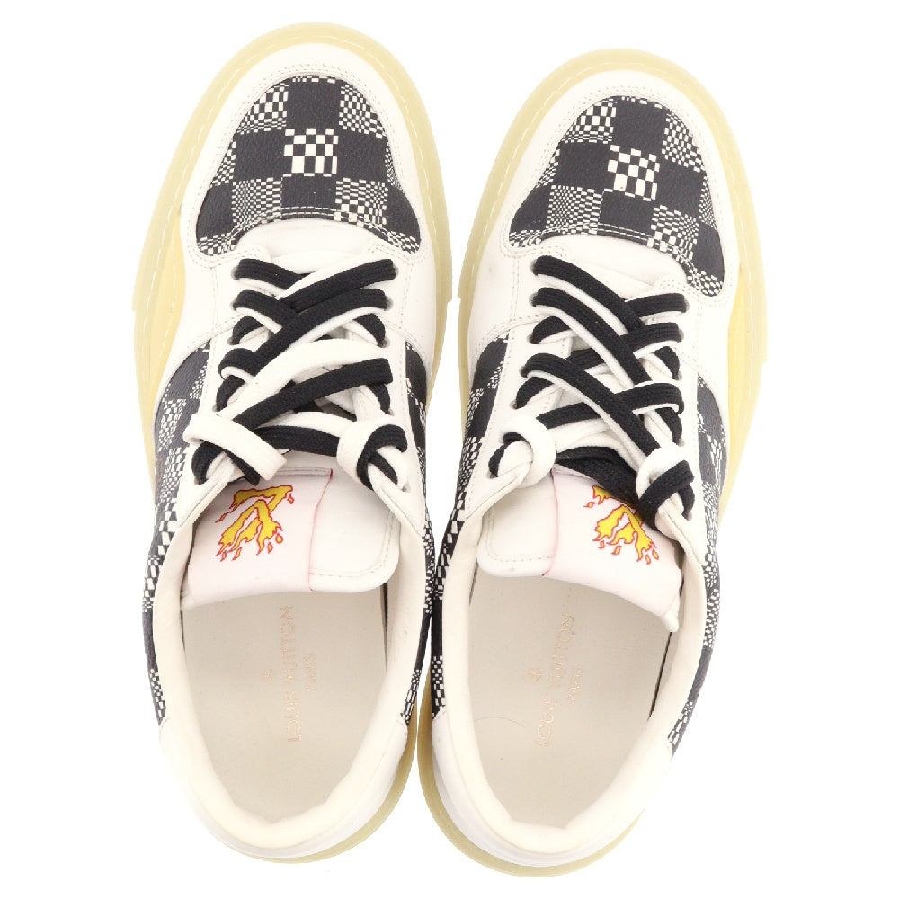 LOUIS VUITTON(ルイヴィトン) ダミエLVオリライン LVフレイムロゴ ローカットスニーカー 1A8Q2B ホワイト/ブラック