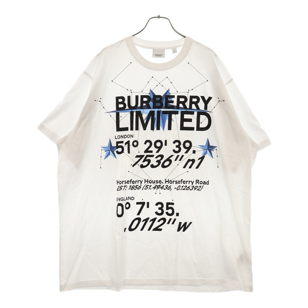 BURBERRY(バーバリー) Logo Printed Crew Neck T-Shirt 8061194 ロゴプリント半袖Tシャツ ホワイト