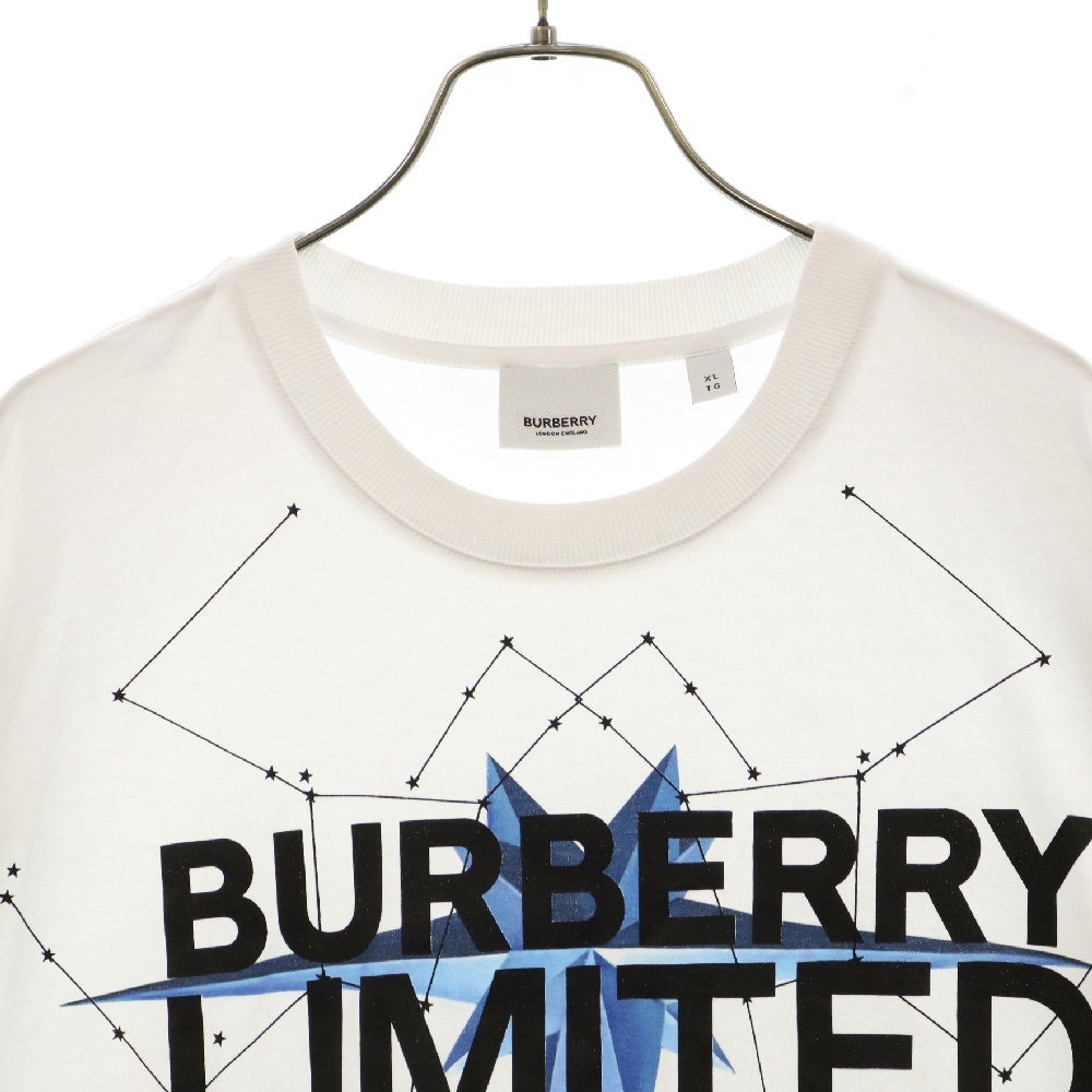 BURBERRY(バーバリー) Logo Printed Crew Neck T-Shirt 8061194 ロゴプリント半袖Tシャツ ホワイト