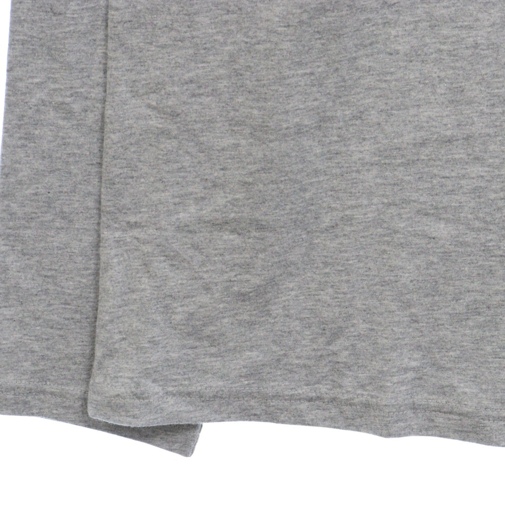BURBERRY(バーバリー) Emblem Long Sleeve T-Shirt 8004255 エンブレムロゴ刺繍長袖Tシャツ グレー