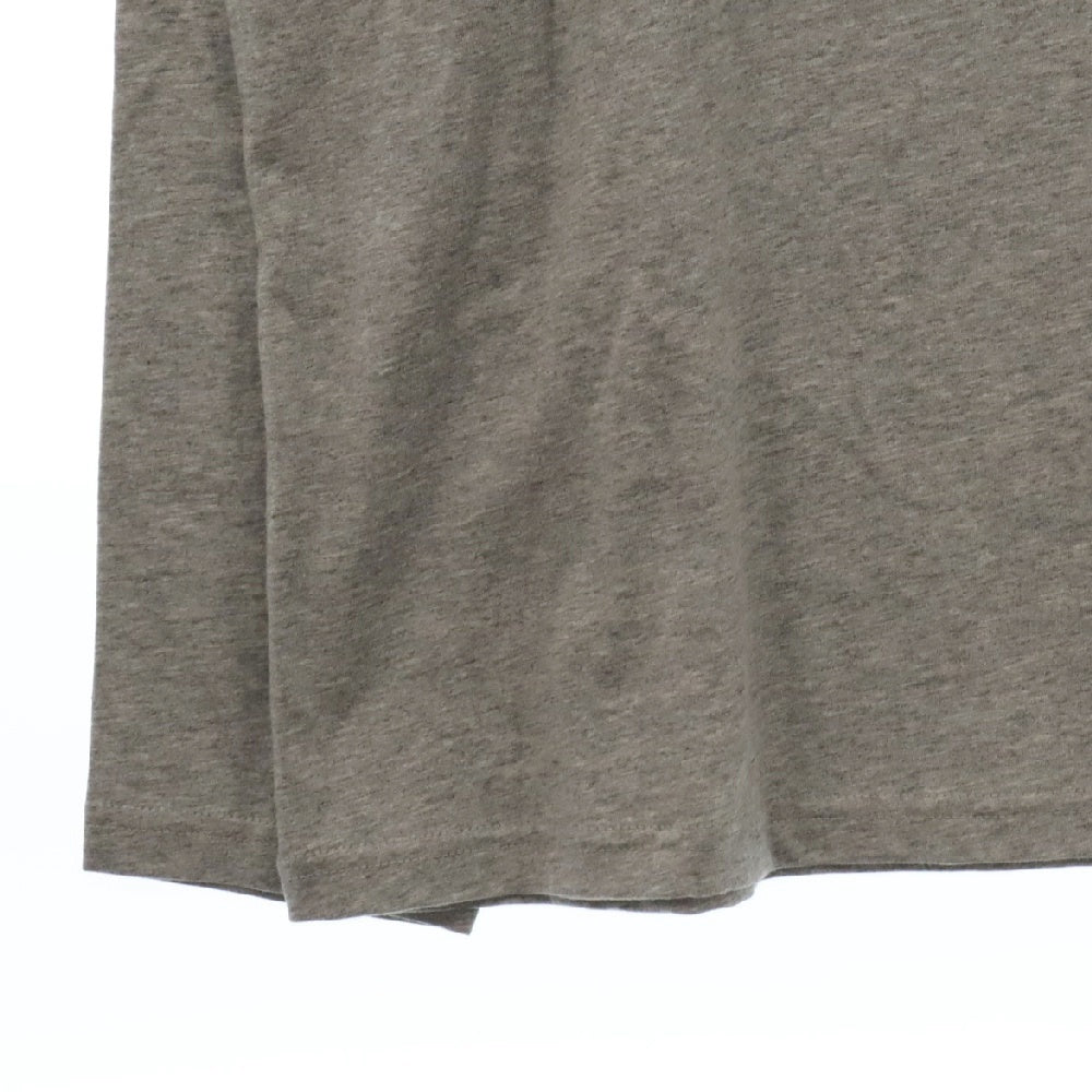 BURBERRY(バーバリー) Emblem Long Sleeve T-Shirt 8004255 エンブレムロゴ刺繍長袖Tシャツ グレー