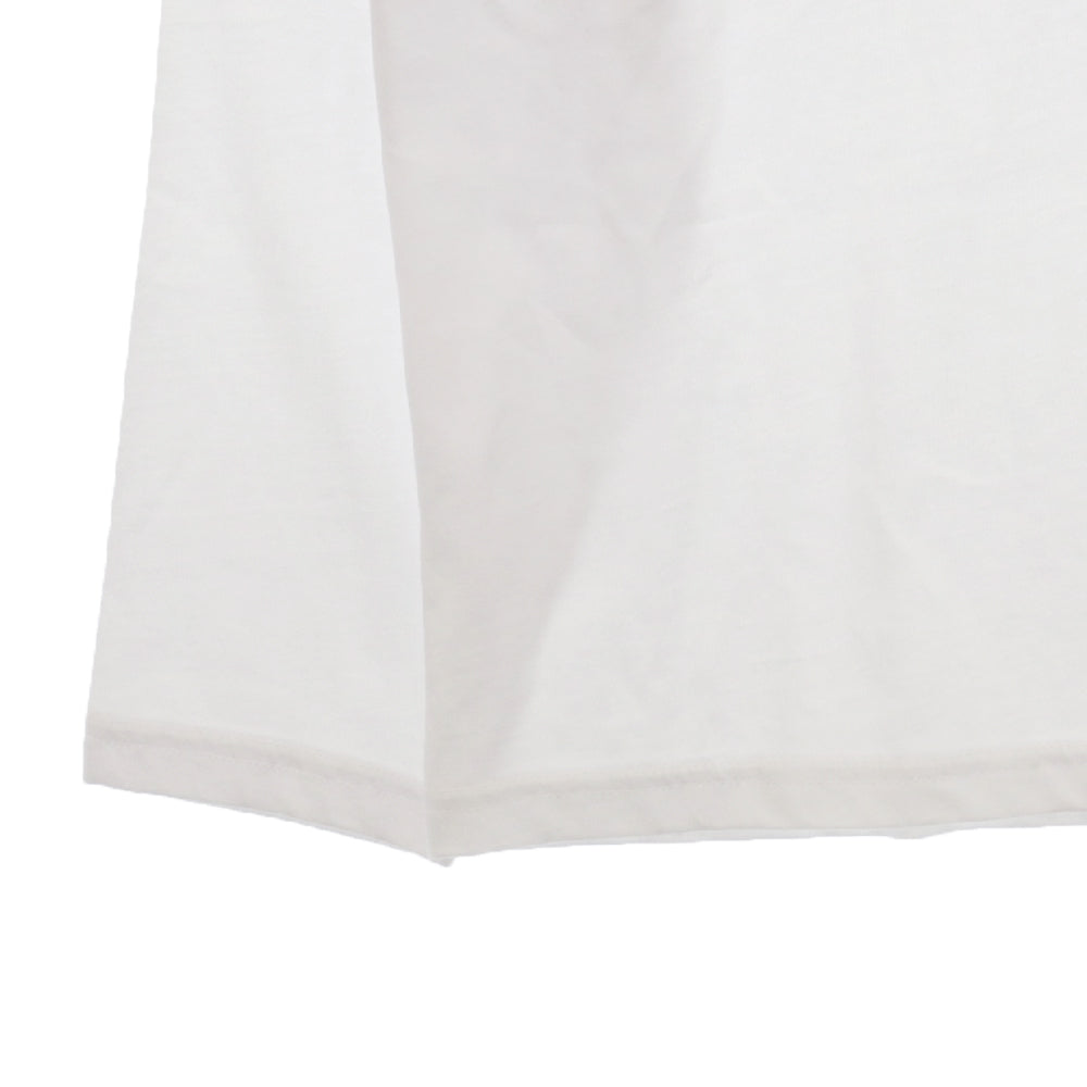 BURBERRY(バーバリー) Emblem Long Sleeve T-Shirt 8004256 エンブレムロゴ刺繍長袖Tシャツ ホワイト