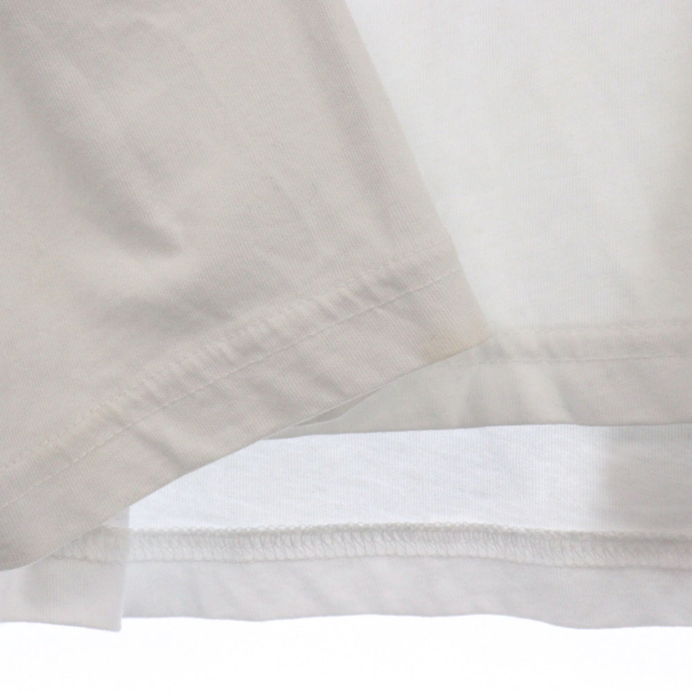 BURBERRY(バーバリー) Emblem Long Sleeve T-Shirt 8004256 エンブレムロゴ刺繍長袖Tシャツ ホワイト