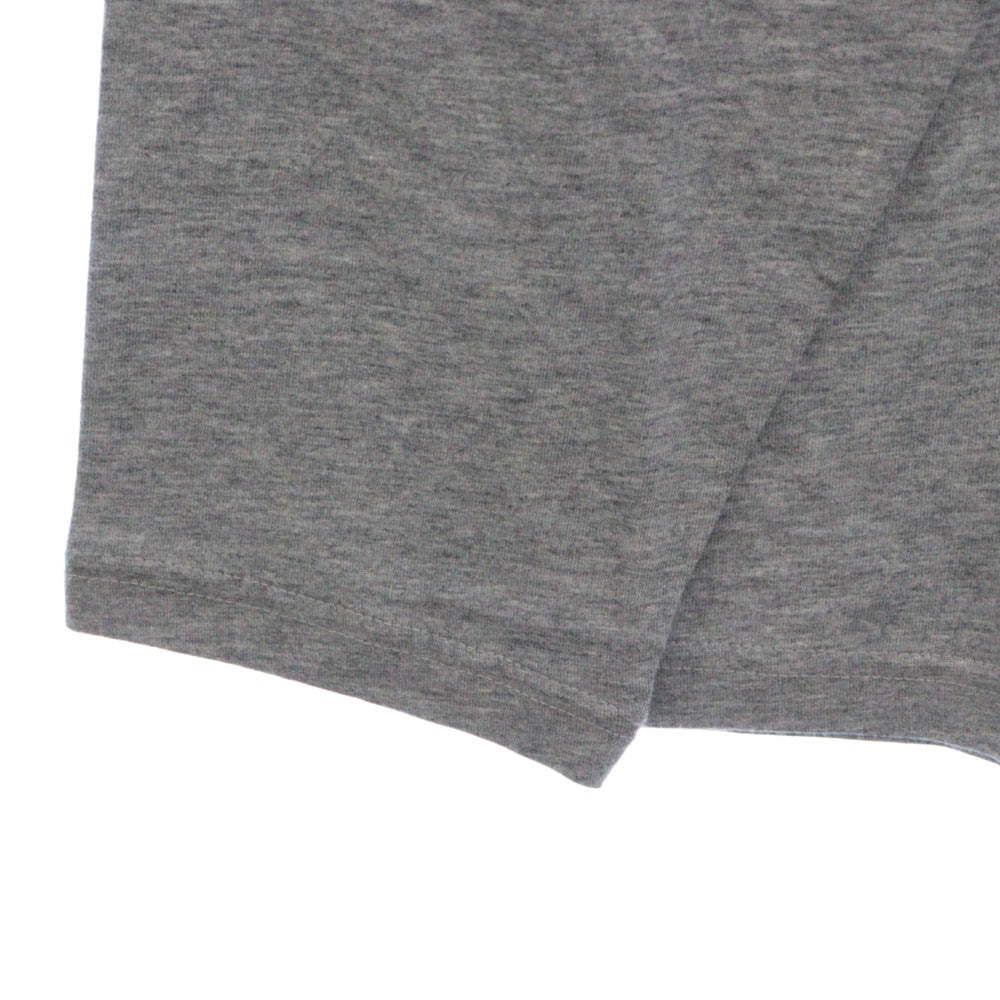BURBERRY(バーバリー) Emblem Long Sleeve T-Shirt 8004255 エンブレムロゴ刺繍長袖Tシャツ ロンT グレー