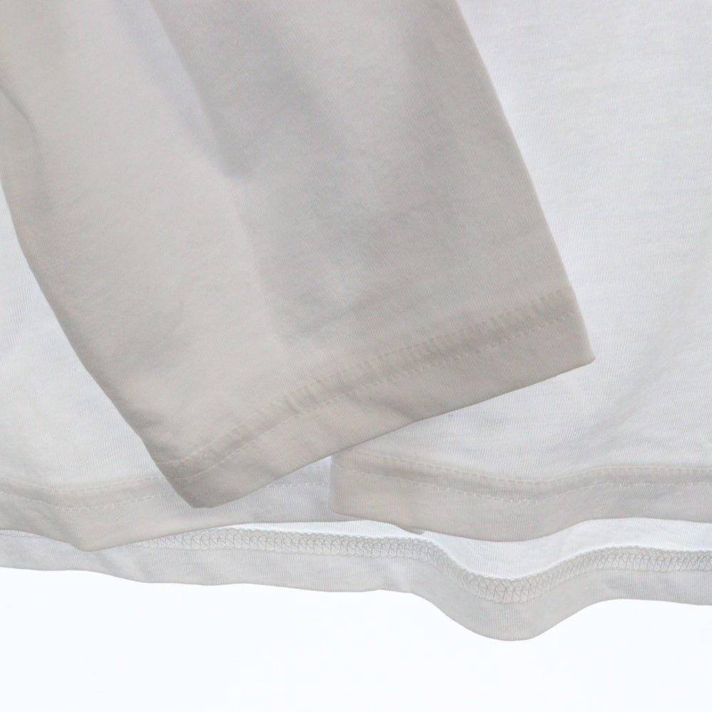 BURBERRY(バーバリー) Emblem Long Sleeve T-Shirt 8004256 エンブレムロゴ刺繍長袖Tシャツ ロンT ホワイト