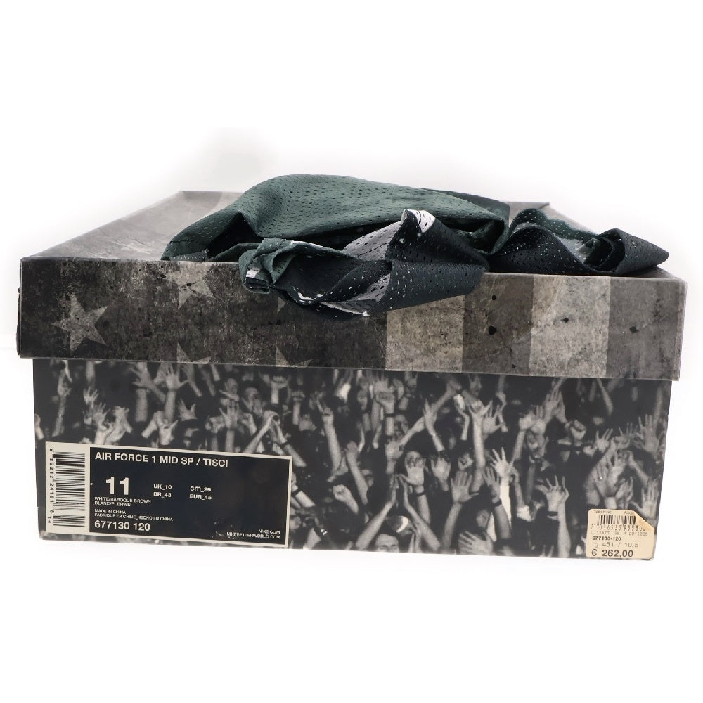 NIKE(ナイキ) 【観賞用 2014年製】AIR FORCE 1 MID SP/TISCI RICCARDO TISCI 677130-120 エアフォース1 リカルド ティッシ ミッドカットスニーカー US11/29cm ホワイト