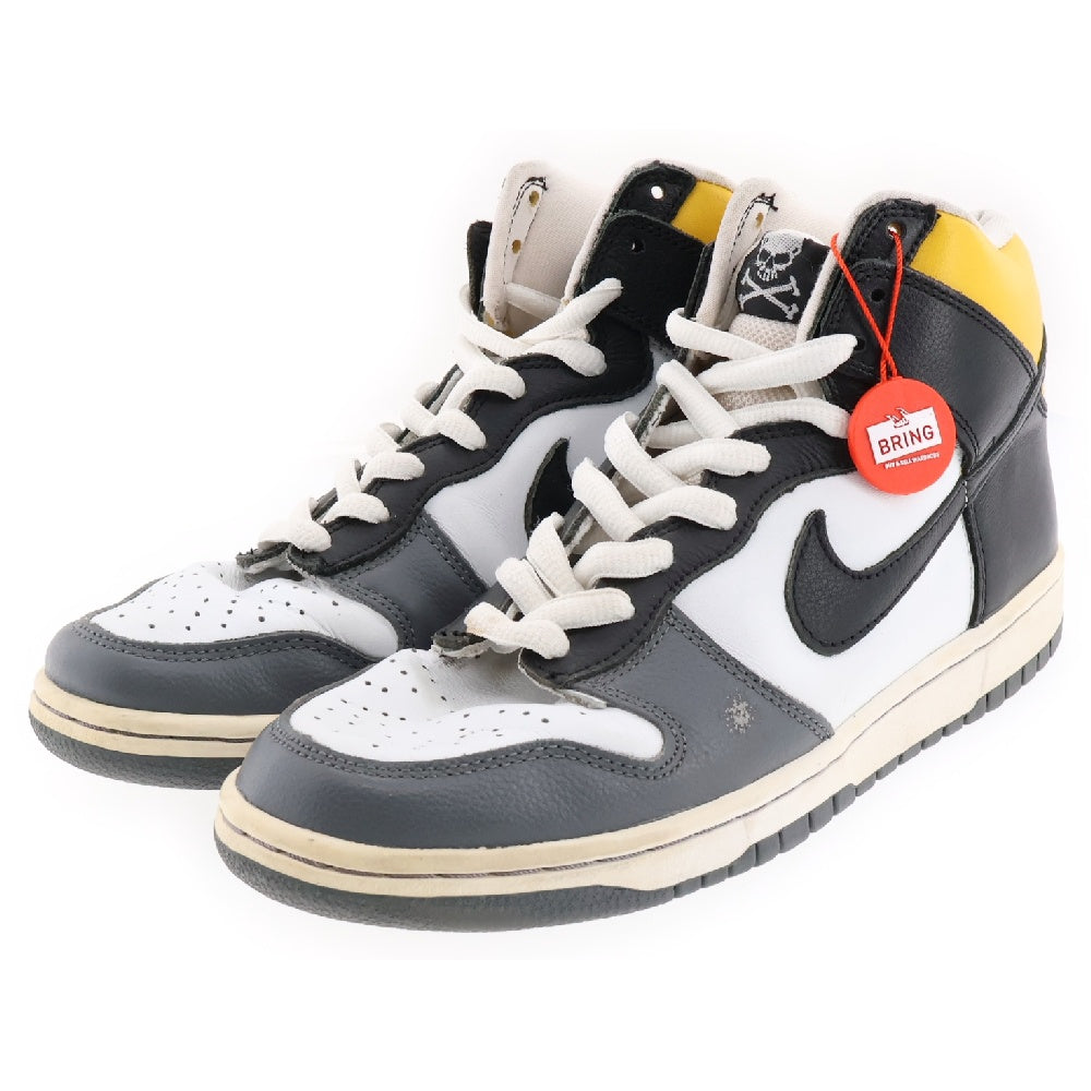 NIKE SB(ナイキエスビー) 【観賞用 2004年製】SBダンク ダニエルシミズ ハイカットスニーカー US8.5/26.5cm ブラック/グレー/イエロー 305050-101