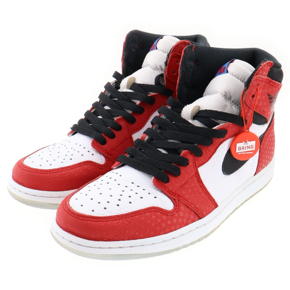 NIKE(ナイキ) AIR JORDAN 1 RETRO HIGH ORIGIN STORY 555088-602 エアジョーダン1 オリジナル ストーリー ハイカットスニーカー レッド/ホワイト US9/27cm