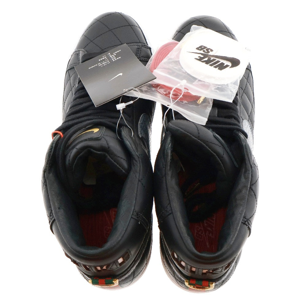 NIKE SB(ナイキエスビー) 【観賞用 2006年製】×SUPREME BLAZER SB SUPREME 313962-001 シュプリーム ブレザーSB スニーカー US10/28cm ブラック
