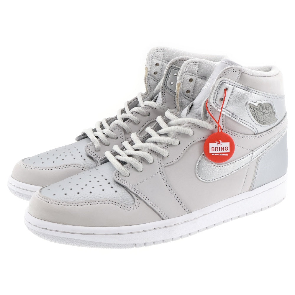 NIKE(ナイキ) AIR JORDAN 1 HIGH OG 2020 CO.JP DA0382-029 エアジョーダン1 ハイカットスニーカー US9/27cm シルバー ※ジェラルミンケース付き