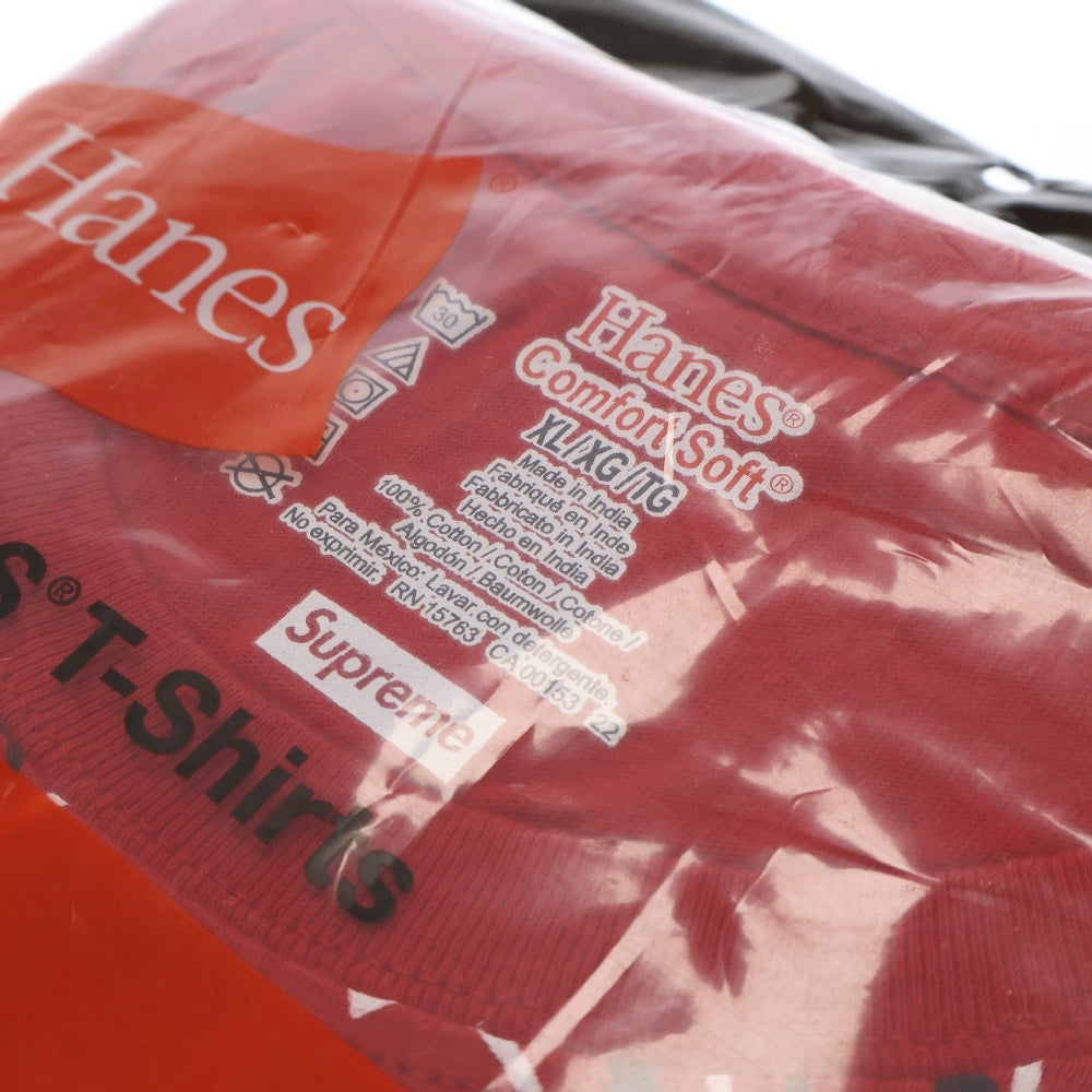 SUPREME(シュプリーム) 22AW×Hanes Bandana Tagless Tee ヘインズ バンダナ総柄プリント半袖Tシャツ 2枚セット