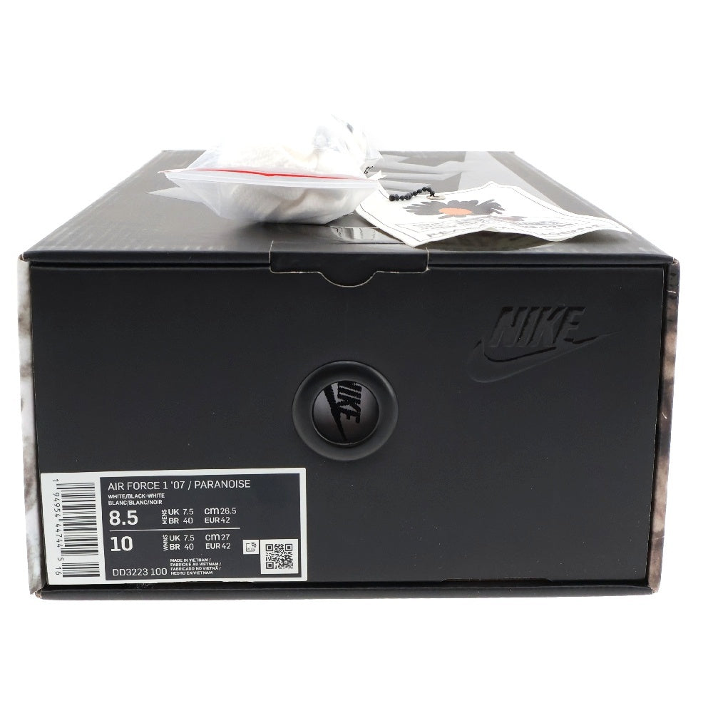 NIKE(ナイキ) ×PEACEMINUSONE AIR FORCE1 07 PARANOISE DD3223-100 ピースマイナスワン エアフォース1 07 パラノイズ ローカットスニーカー ホワイト US8.5/26.5cm