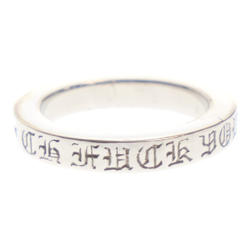 CHROME HEARTS(クロムハーツ) 18K 3mm SPACER FUCKYOU 18K 3mmスペーサー ファックユー ホワイトゴールドリング ※国内ギャラ付き
