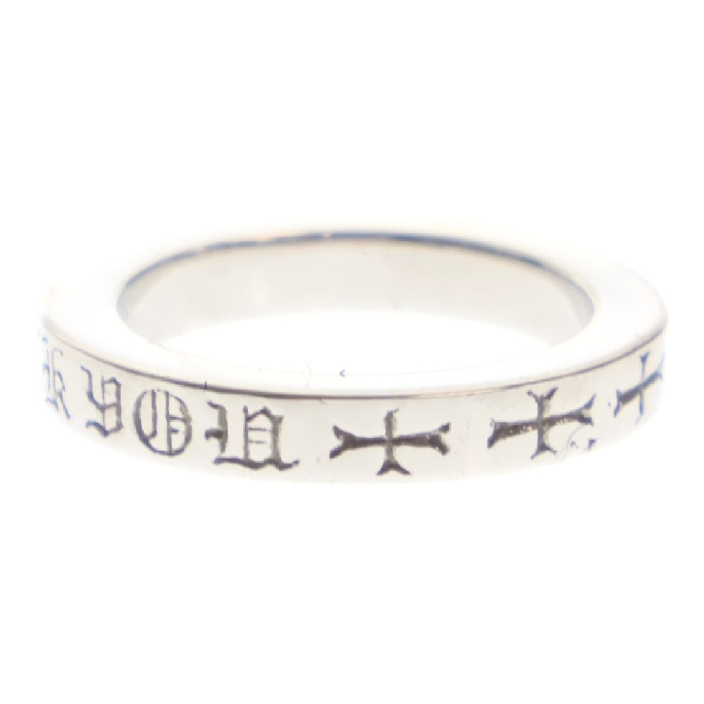 CHROME HEARTS(クロムハーツ) 18K 3mm SPACER FUCKYOU 18K 3mmスペーサー ファックユー ホワイトゴールドリング ※国内ギャラ付き