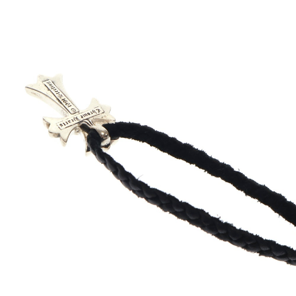 CHROME HEARTS(クロムハーツ) CH CRS SML BC スモールCHクロスボロチップ Wボロチップ ネックレス シルバー/ブラック