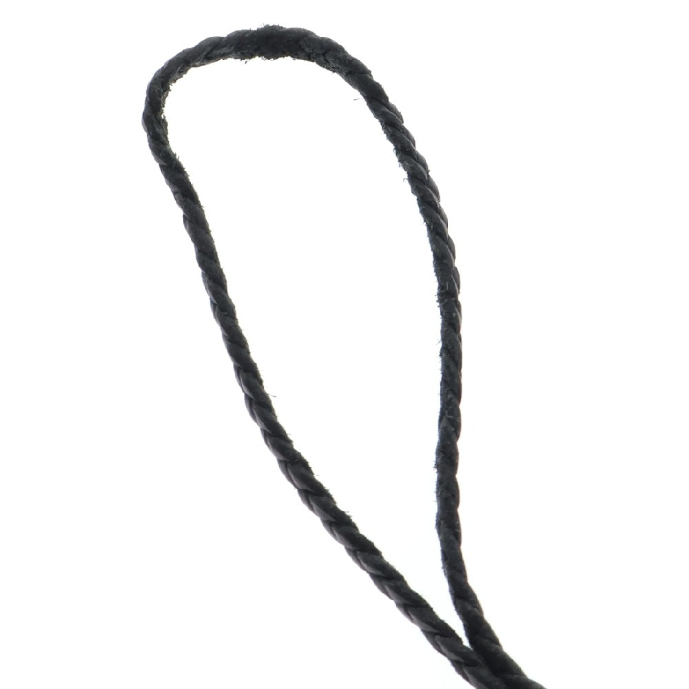 CHROME HEARTS(クロムハーツ) LEATHER BRAID リップアンドタン レザーブレード シルバーネックレス