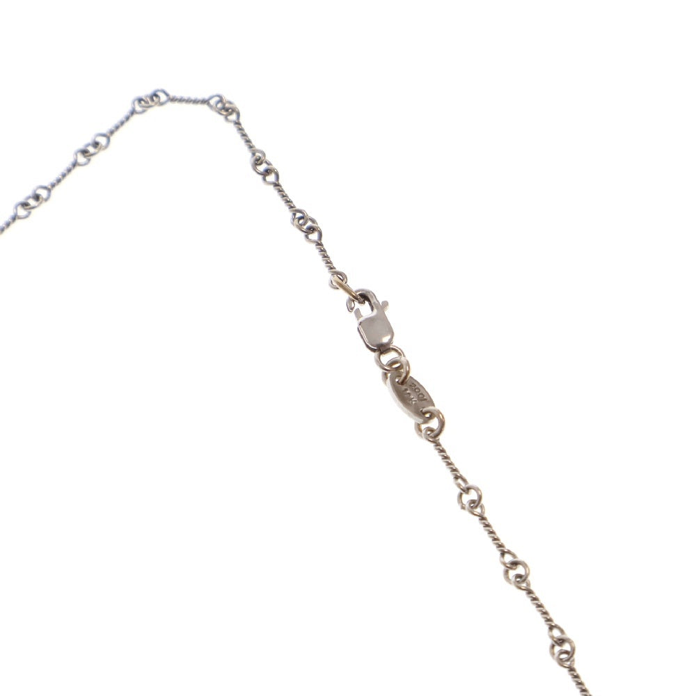 CHROME HEARTS(クロムハーツ) 18KWG NECKCHAIN T/ツイストチェーン16inch ホワイトゴールドネックレス ※国内コピーギャラ付き