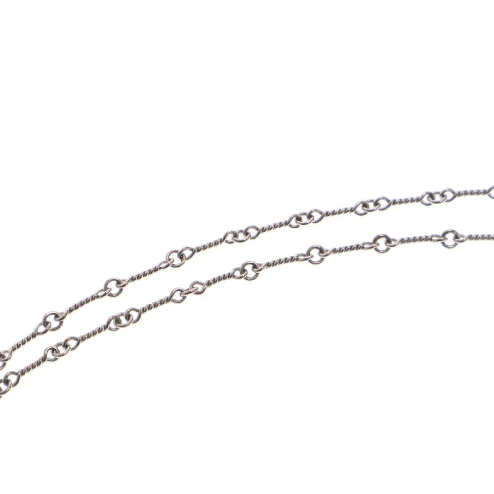 CHROME HEARTS(クロムハーツ) 18KWG NECKCHAIN T/ツイストチェーン16inch ホワイトゴールドネックレス ※国内コピーギャラ付き