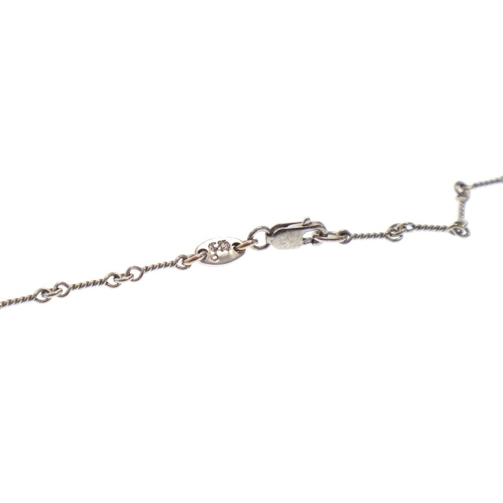 CHROME HEARTS(クロムハーツ) 18KWG NECKCHAIN T/ツイストチェーン16inch ホワイトゴールドネックレス ※国内コピーギャラ付き