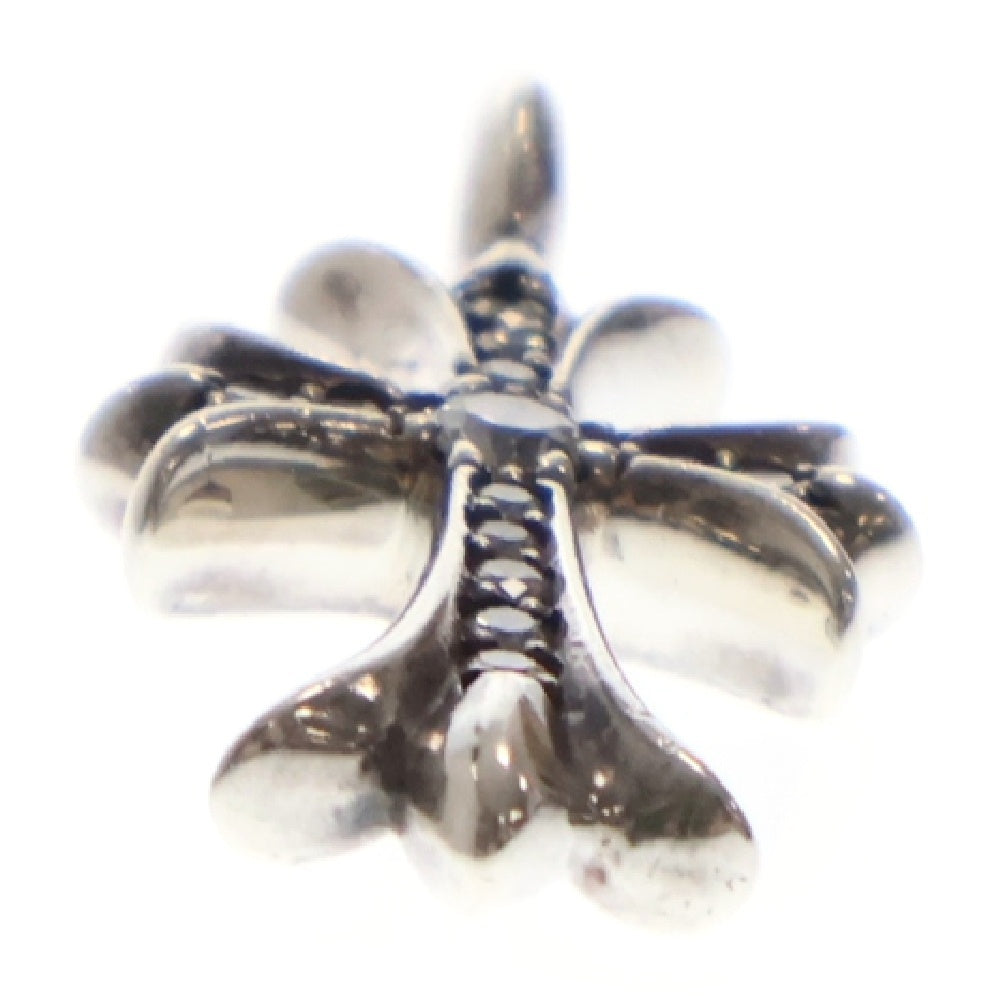 CHROME HEARTS(クロムハーツ) TNY CRSF P DMND タイニーファットクロス PAVEダイヤ ペンダント シルバーネックレストップ シルバー