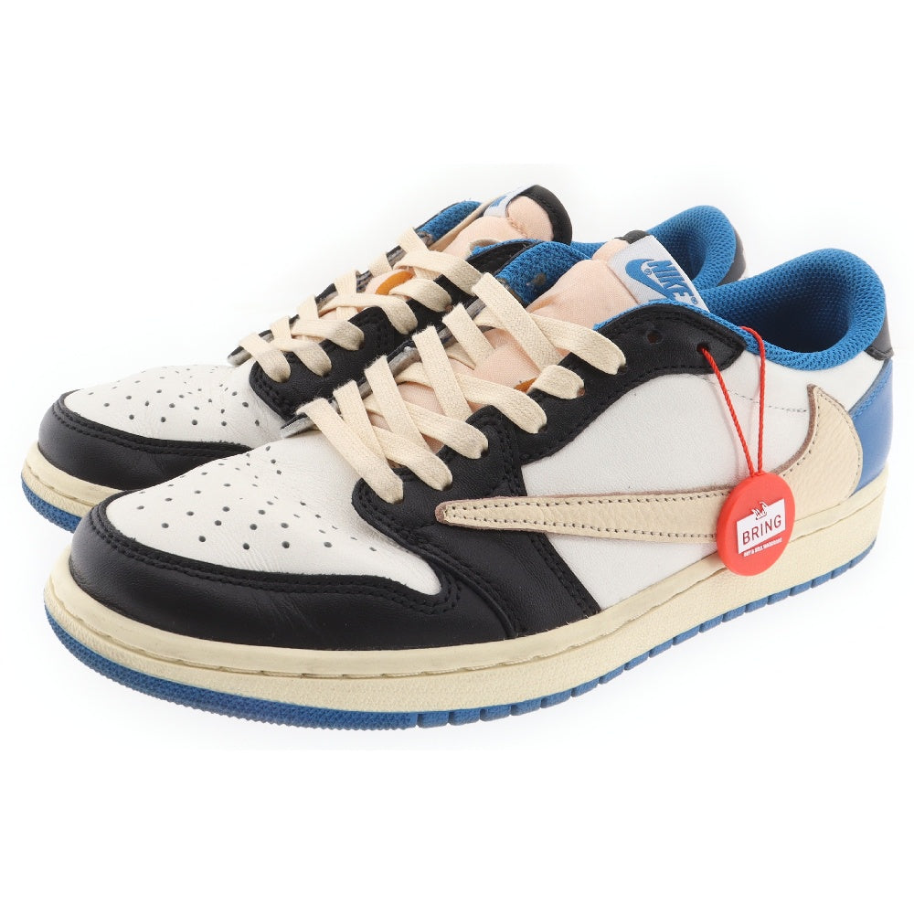 NIKE(ナイキ) ×TRAVIS SCOTT FRAGMENT DESIGN AIR JORDAN 1 LOW OG SP トラヴィススコット フラグメント エアジョーダン1 ローカットスニーカー US6.5/24.5cm DM7866-140