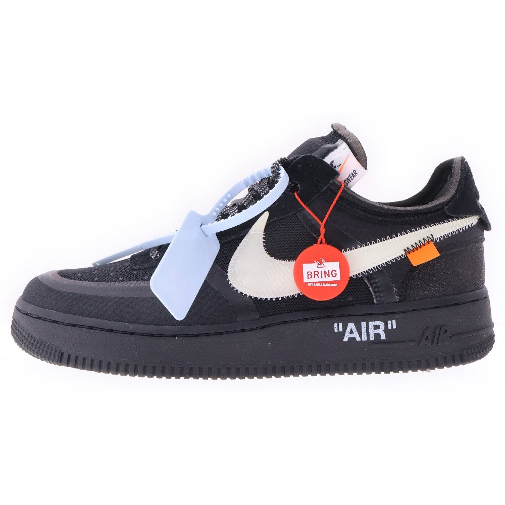 NIKE(ナイキ) ×OFF-WHITE THE 10 AIR FORCE 1 LOW オフホワイト ザテン エアフォースワン ローカットスニーカー ブラック US8.5/26.5cm AO4606-001
