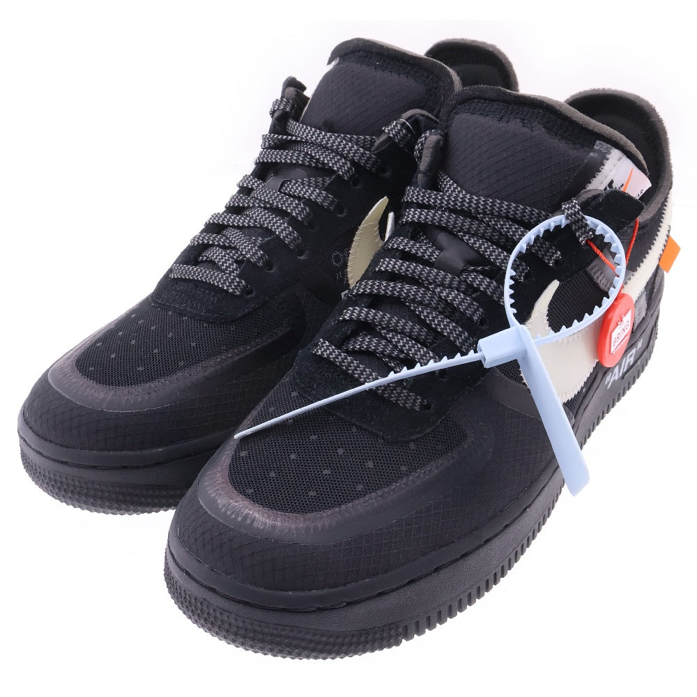 NIKE(ナイキ) ×OFF-WHITE THE 10 AIR FORCE 1 LOW オフホワイト ザテン エアフォースワン ローカットスニーカー ブラック US8.5/26.5cm AO4606-001