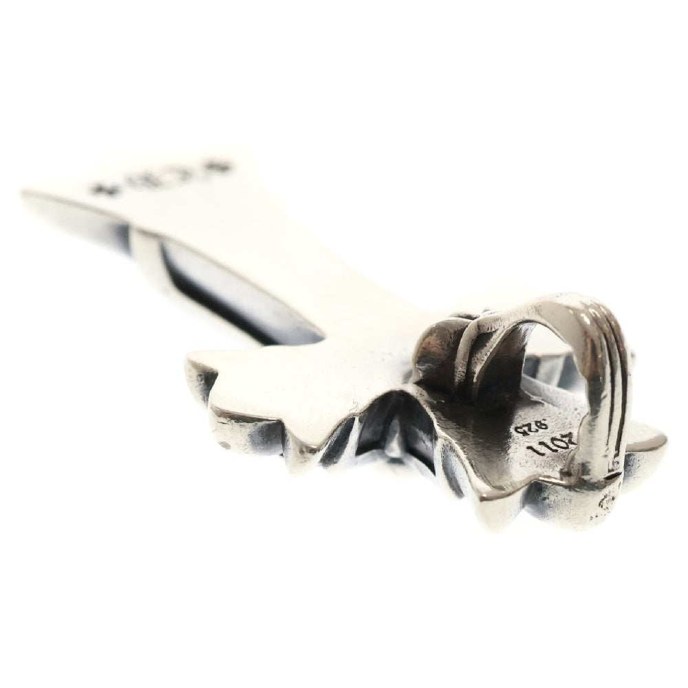 CHROME HEARTS(クロムハーツ) DBL CH CRS SML スモール ダブルCHクロスペンダントトップ シルバー
