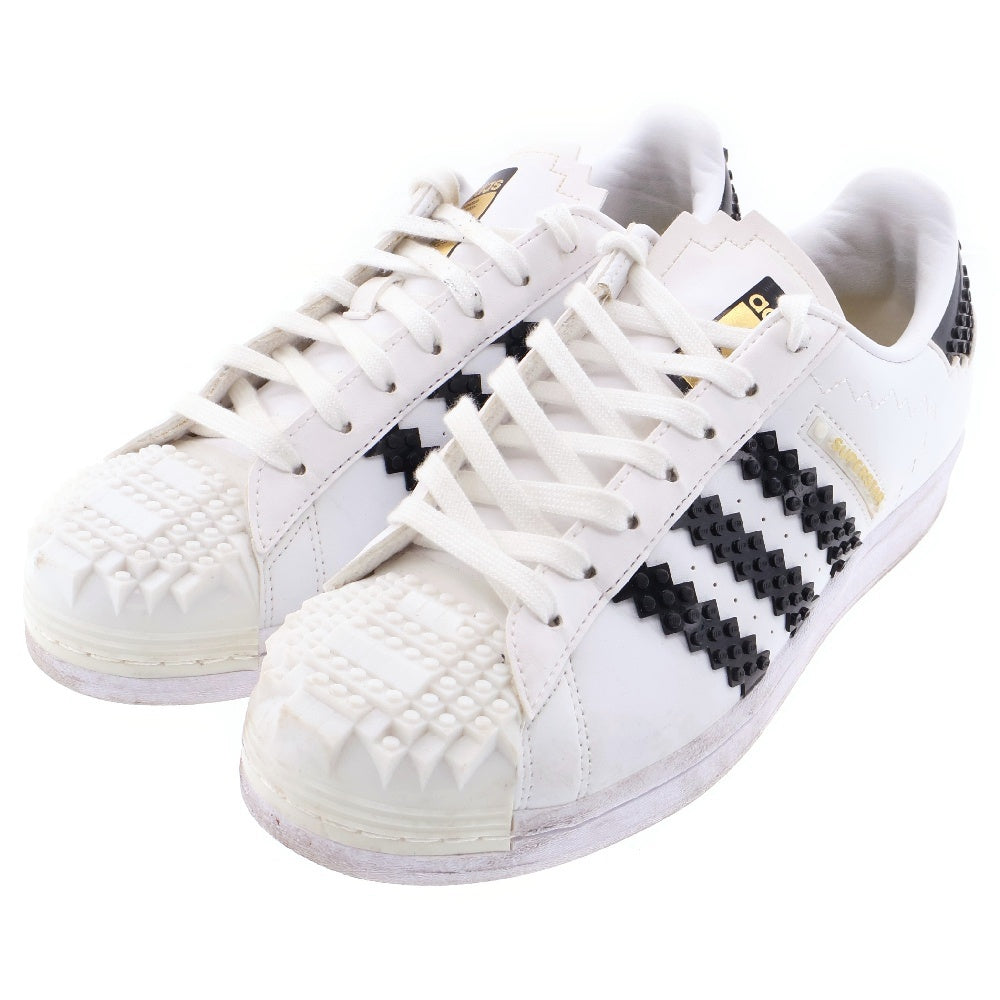 adidas(アディダス) ×LEGO SUPERSTAR GW5270 レゴ スーパースター ローカットスニーカー ホワイト US9/27cm