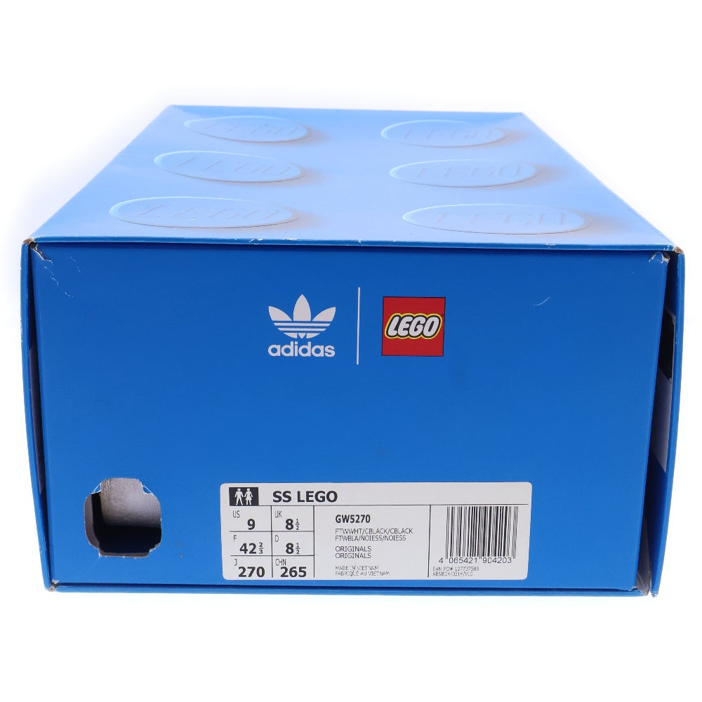 adidas(アディダス) ×LEGO SUPERSTAR GW5270 レゴ スーパースター ローカットスニーカー ホワイト US9/27cm