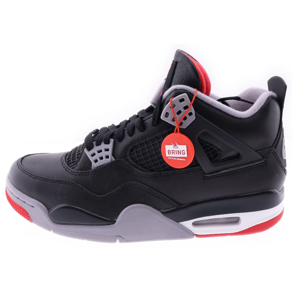 NIKE(ナイキ) Air Jordan 4 Retro Bred Reimagined エアジョーダン4 レトロ ブレッド リイマジンド ハイカットスニーカー ブラック/レッド FV5029-006 US9/27cm
