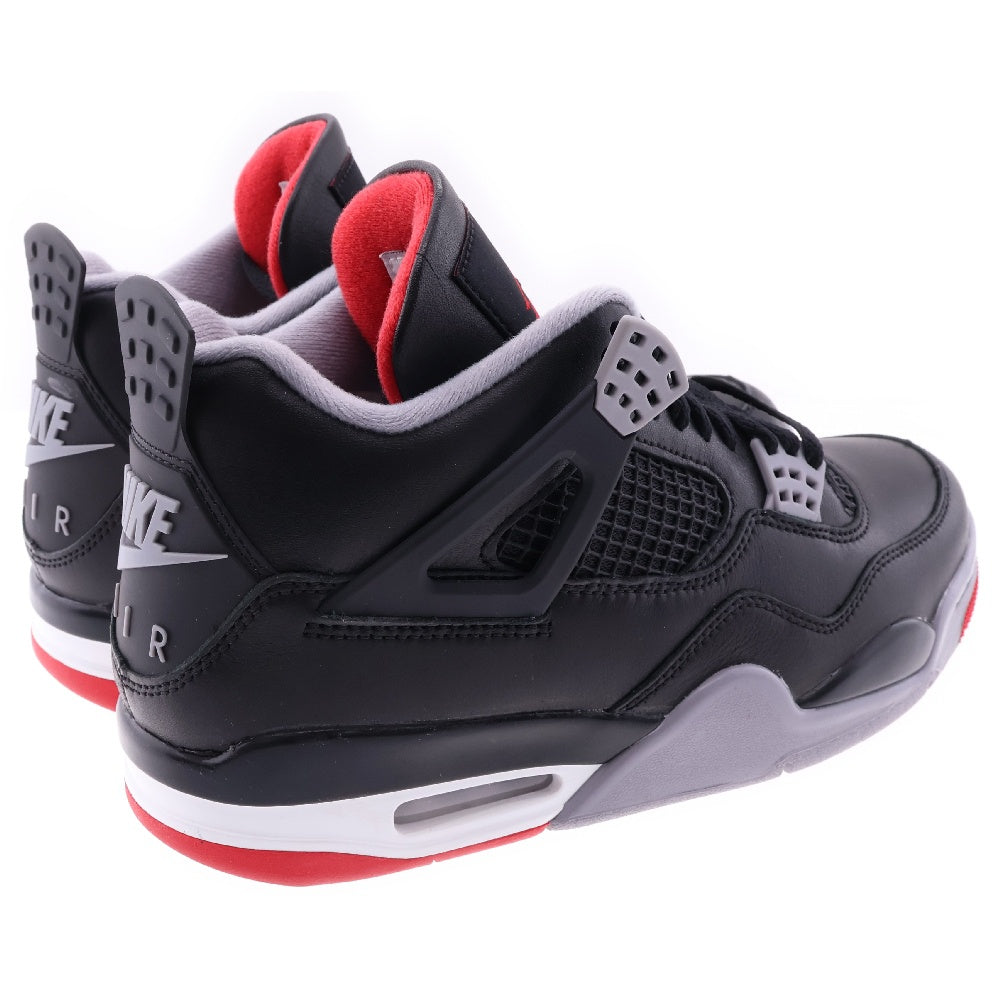 NIKE(ナイキ) Air Jordan 4 Retro Bred Reimagined エアジョーダン4 レトロ ブレッド リイマジンド ハイカットスニーカー ブラック/レッド FV5029-006 US9/27cm