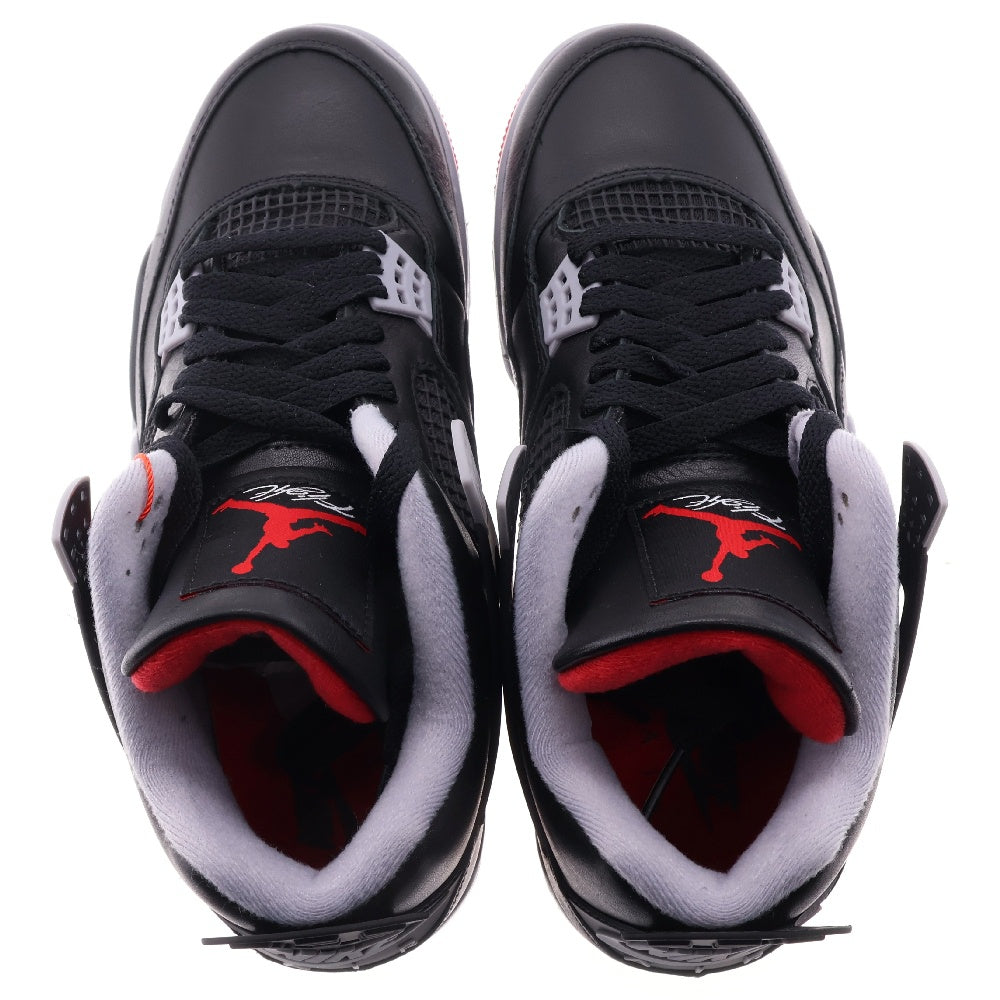 NIKE(ナイキ) Air Jordan 4 Retro Bred Reimagined エアジョーダン4 レトロ ブレッド リイマジンド ハイカットスニーカー ブラック/レッド FV5029-006 US9/27cm