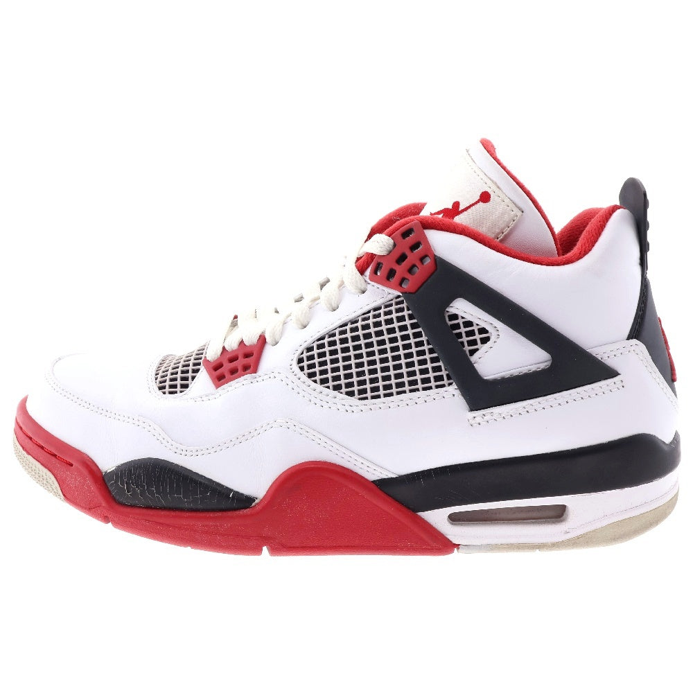 NIKE(ナイキ) 【観賞用 2012年製】AIR JORDAN 4 RETRO FIRE RED 2012 308497-110 エアジョーダン4 レトロ ファイヤーレッド ハイカットスニーカー US9/27cm