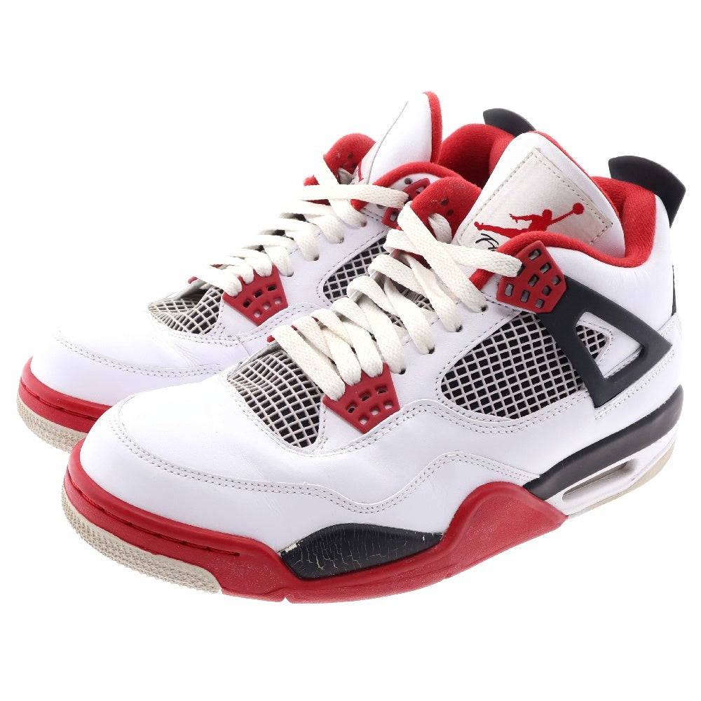 NIKE(ナイキ) 【観賞用 2012年製】AIR JORDAN 4 RETRO FIRE RED 2012 308497-110 エアジョーダン4 レトロ ファイヤーレッド ハイカットスニーカー US9/27cm