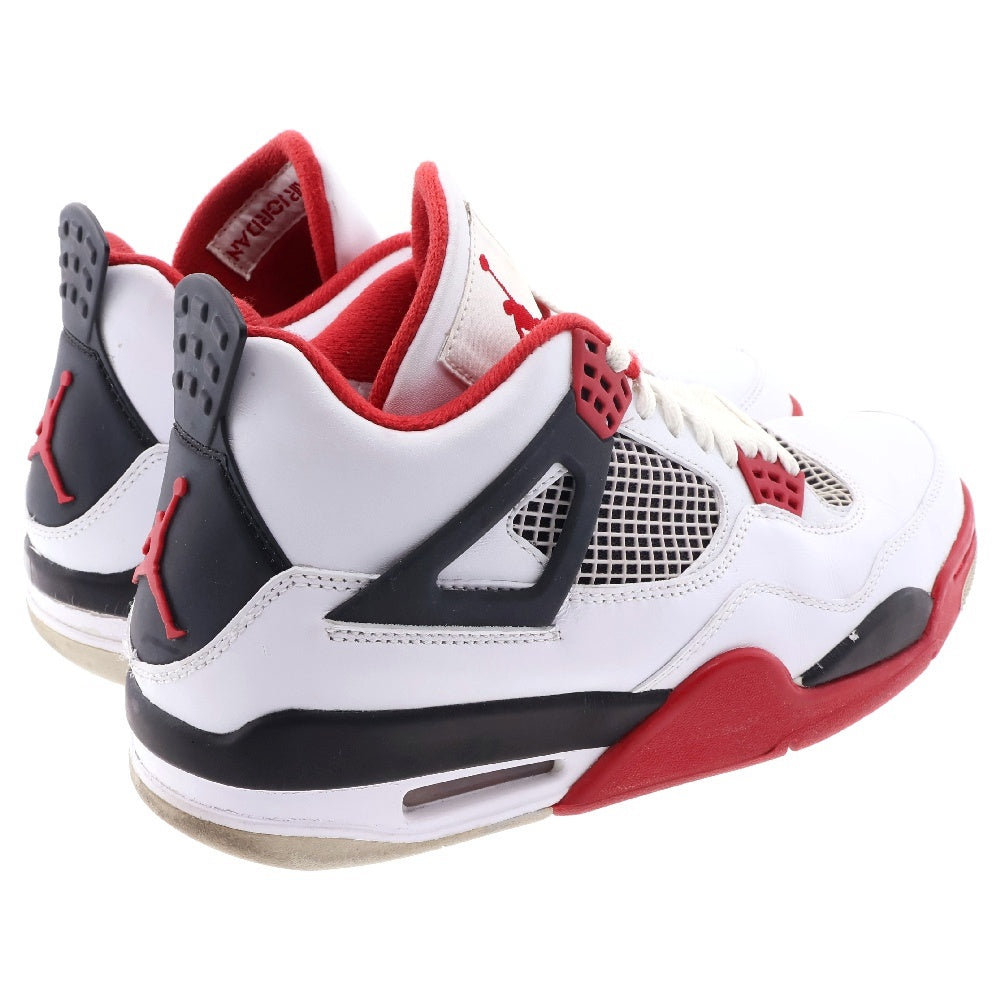 NIKE(ナイキ) 【観賞用 2012年製】AIR JORDAN 4 RETRO FIRE RED 2012 308497-110 エアジョーダン4 レトロ ファイヤーレッド ハイカットスニーカー US9/27cm