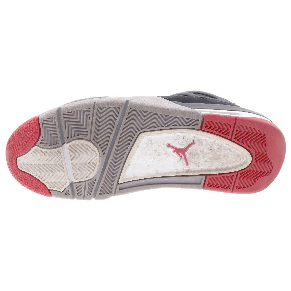 NIKE(ナイキ) 【観賞用 2011年製】AIR JORDAN 4 RETRO FIRE RED 308497-089 エアジョーダン4 レトロ ファイヤーレッド ハイカットスニーカー ブラック/レッド US9/27cm