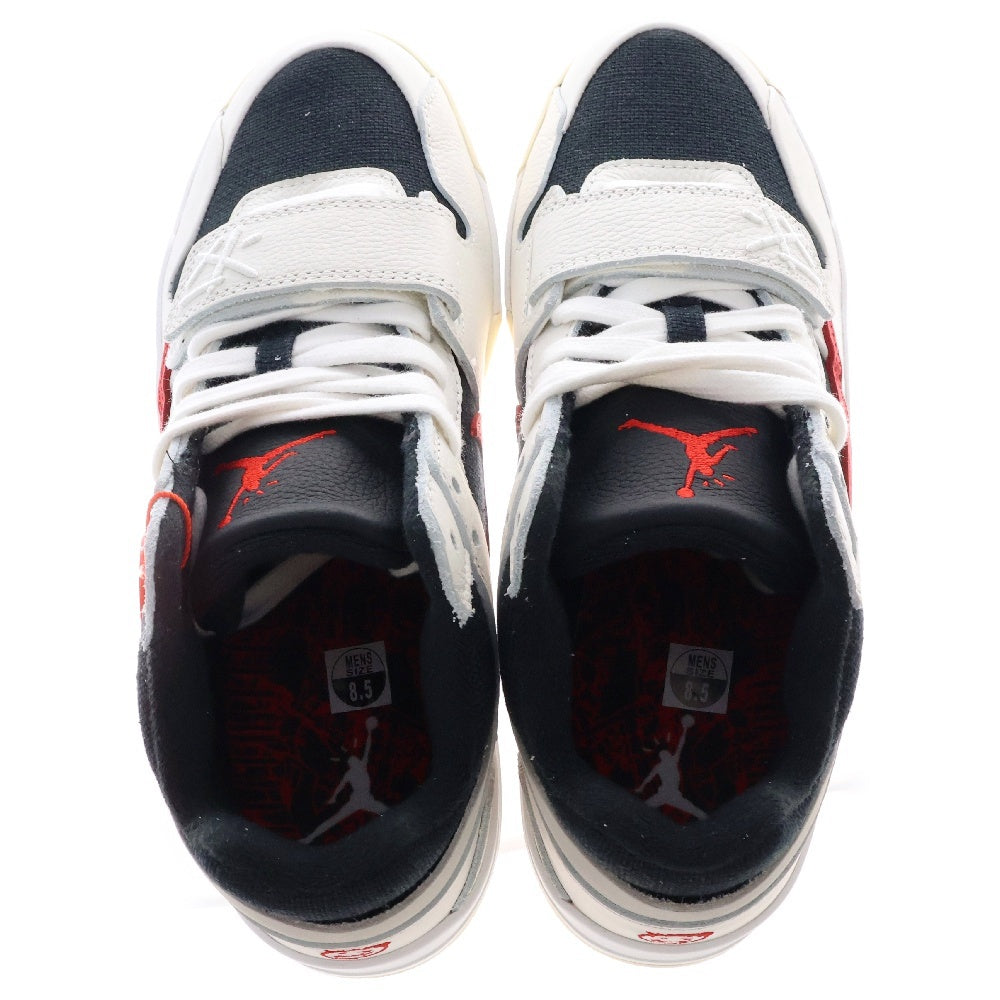 NIKE(ナイキ) トラヴィススコット ジョーダンジャンプマンジャック ローカットスニーカー ホワイト/ブラック/レッド US8.5/26.5cm FZ8117-101