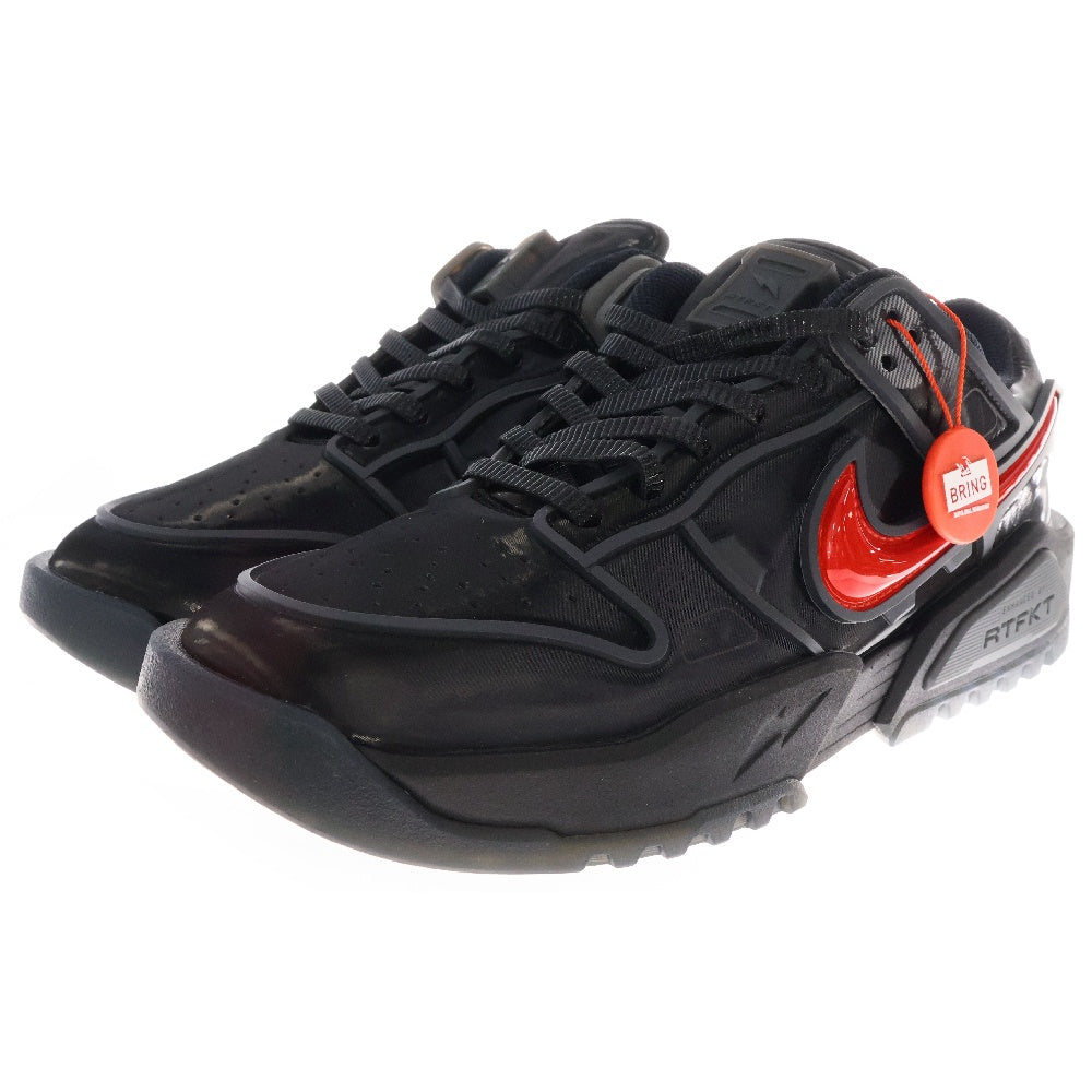 NIKE(ナイキ) ×RTFKT DUNK GENESIS CLONE X HQ0899-001 アーティファクト ダンク ジェネシス クローンX ローカットスニーカー ブラック/レッド US9.5/27.5cm